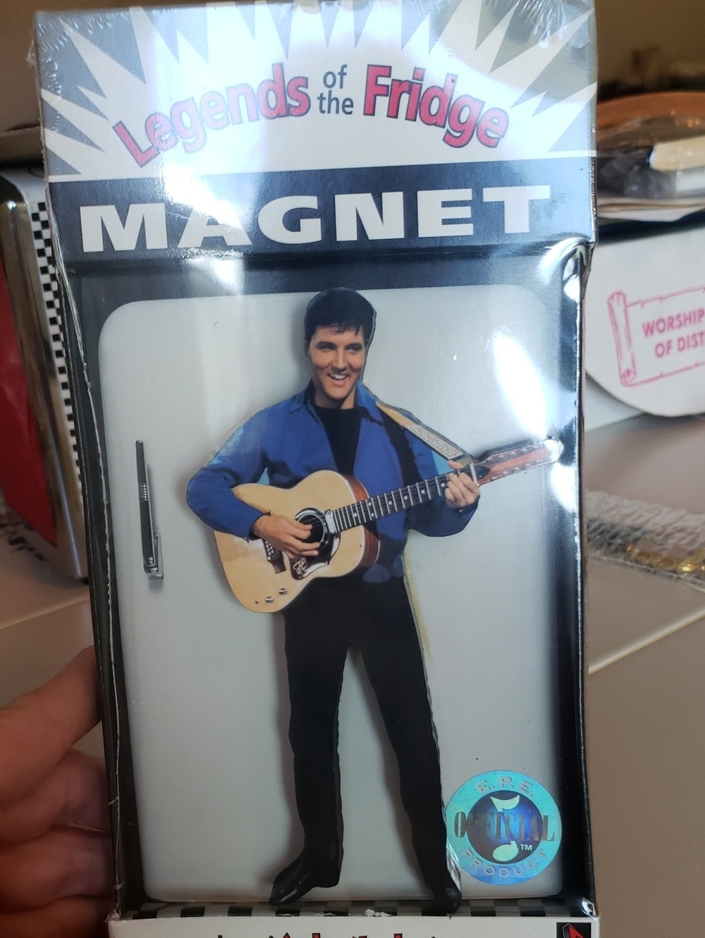 Elvis Presley New In Package Funky Chunky Fridge Magnet 6x3 Chunky Magnet - Picture 3 of 4
